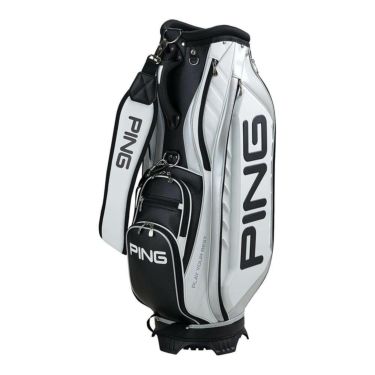 ピン PING　オーセンティックカート キャディバッグ CB-U2504 01 ホワイト　2025年モデル ホワイト