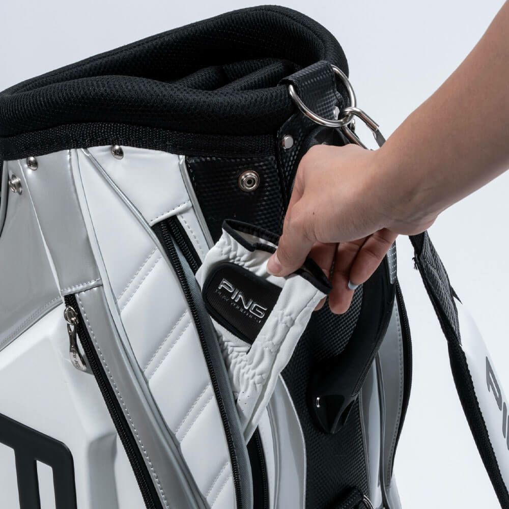 ピン PING　オーセンティックカート キャディバッグ CB-U2504 01 ホワイト　2025年モデル 詳細5