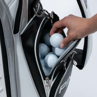 ピン PING　オーセンティックカート キャディバッグ CB-U2504 01 ホワイト　2025年モデル 詳細6