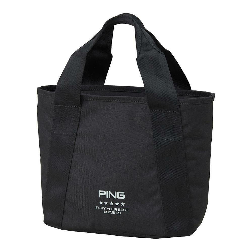 ピン PING　パフォーマンス ライン ラウンドトートバッグ GB-F2510 02 ブラック　2025年モデル ブラック