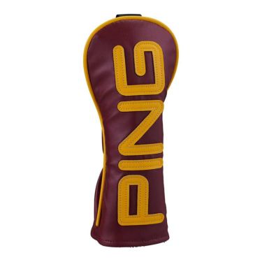 ピン PING　カラーコード ハイブリッド用 ヘッドカバー HC-U2508 01 マルーン　2025年モデル マルーン