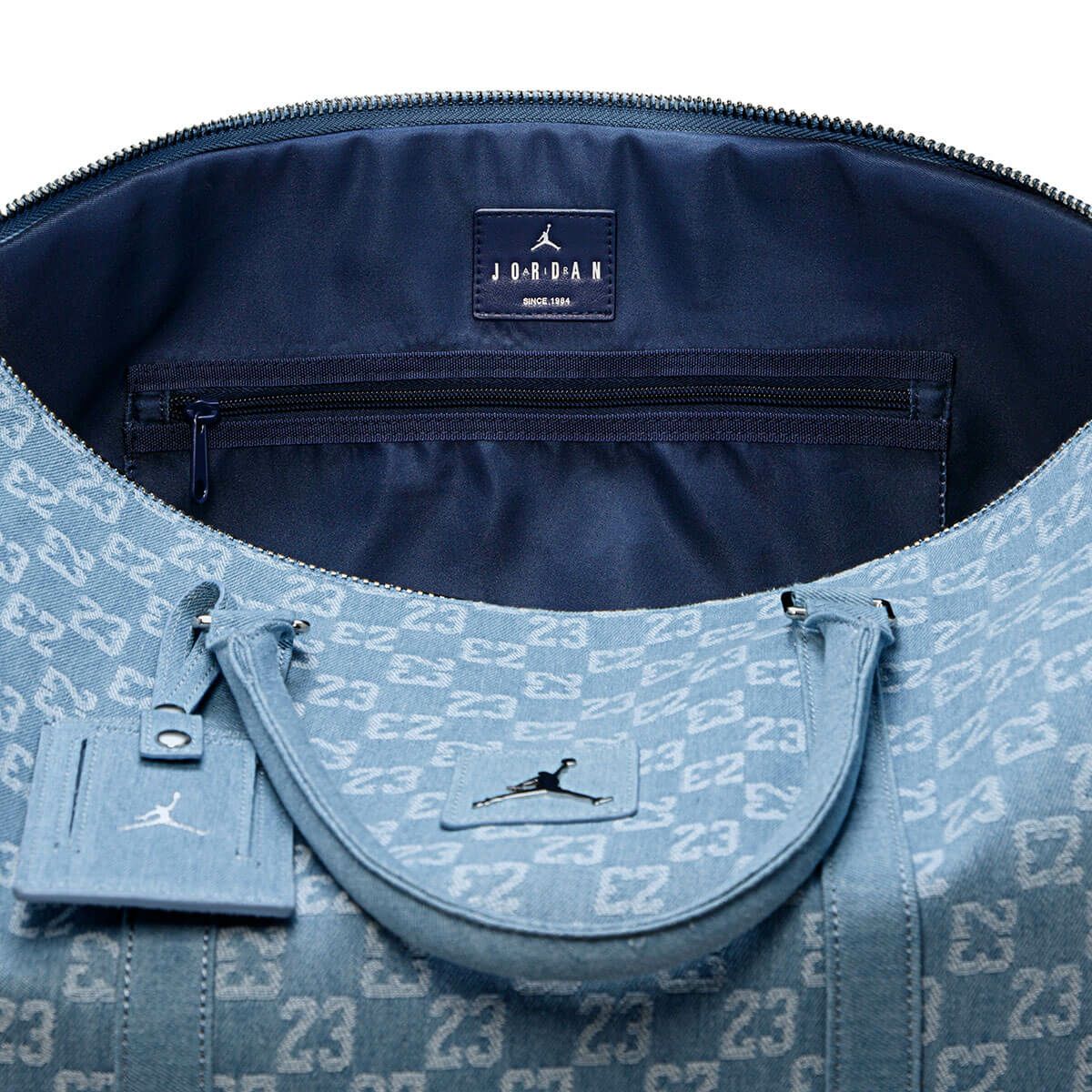 JORDAN ジョーダン MONOGRAM DUFFLE BAG モノグラム ダッフルバッグ MM9060 571 DENIM 詳細2