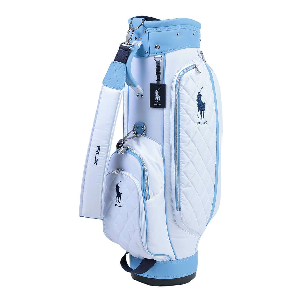 POLO GOLF RLX キルティングシリーズ レディース キャディバッグ RLC110 WB ホワイトブルー ホワイトブルー