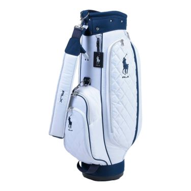 POLO GOLF RLX キルティングシリーズ レディース キャディバッグ RLC110 WN ホワイトネイビー ホワイトブルー