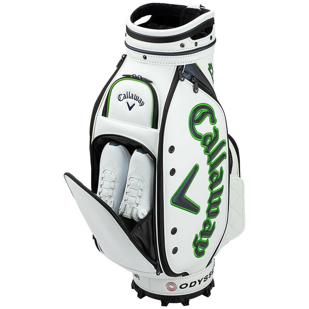 キャロウェイ　TOUR ツアー メンズ キャディバッグ 25 JM 5125133 ホワイト/グリーン　2025年モデル 詳細4