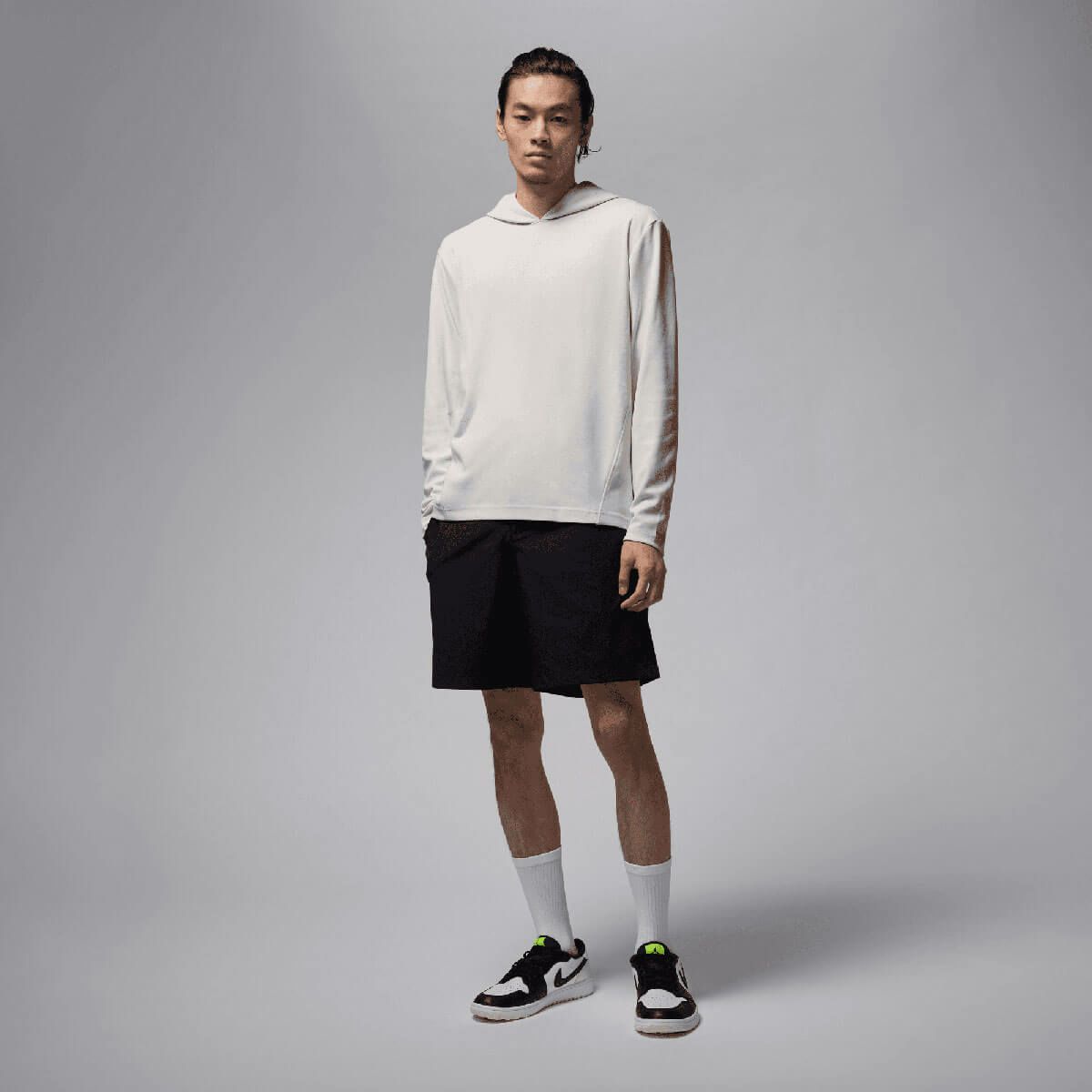 JORDAN ジョーダン　メンズ フリース プルオーバー 長袖 パーカー HQ8494 030 ファントム　2025年モデル 詳細2