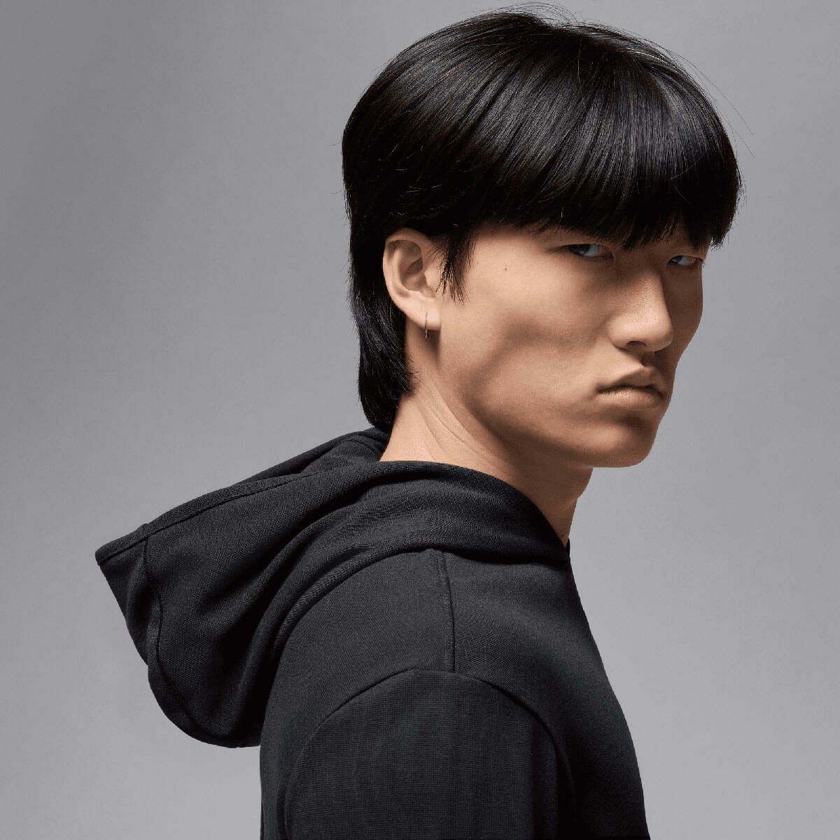 JORDAN ジョーダン　メンズ フリース プルオーバー 長袖 パーカー HQ8494 010 ブラック　2025年モデル 詳細4