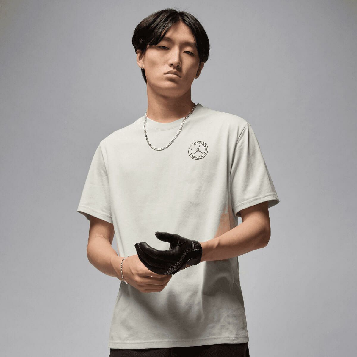 JORDAN ジョーダン　メンズ ゴルフ 半袖 クルー Tシャツ IH2129 034 ライトシルバー　2025年モデル ライトシルバー