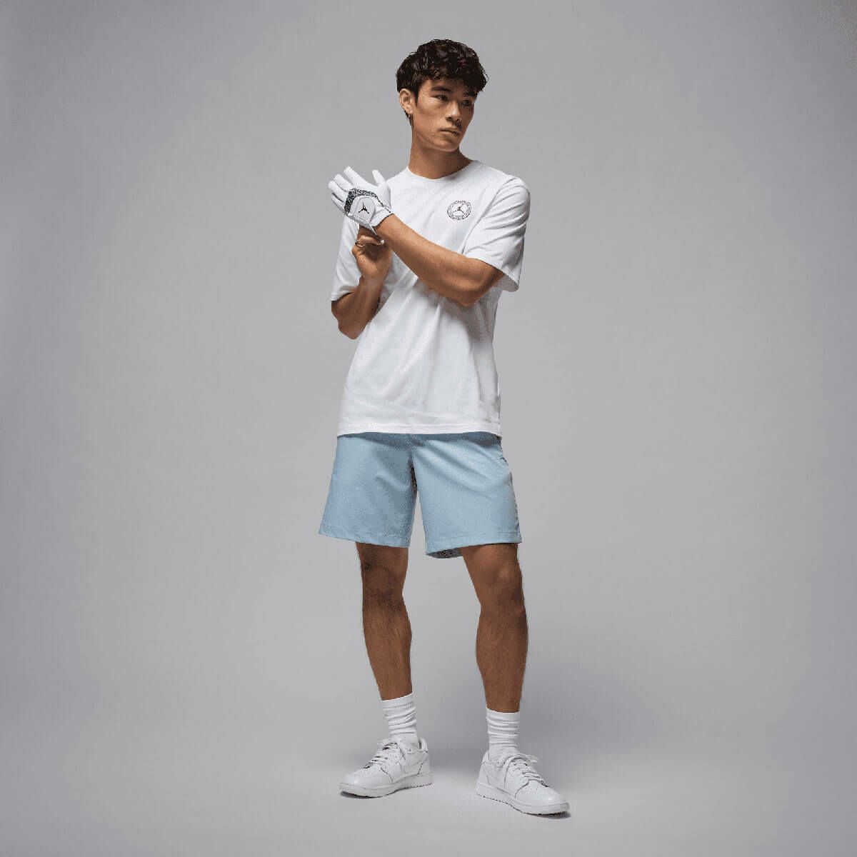 JORDAN ジョーダン　メンズ ゴルフ 半袖 クルー Tシャツ IH2129 100 ホワイト　2025年モデル 詳細4