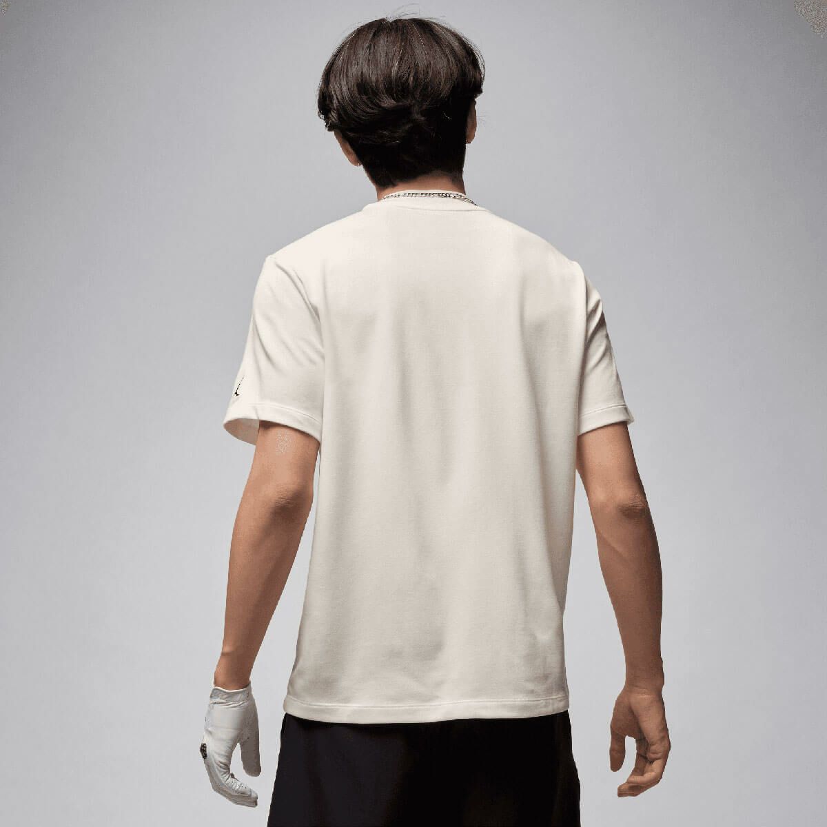 JORDAN ジョーダン　メンズ Dri-FIT 半袖 モックネック ゴルフトップ IB2831 133 セイル/ブラック　2025年モデル 詳細1