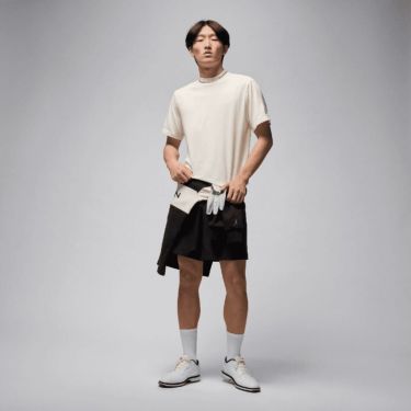 JORDAN ジョーダン　メンズ Dri-FIT 半袖 モックネック ゴルフトップ IB2831 133 セイル/ブラック　2025年モデル 詳細4