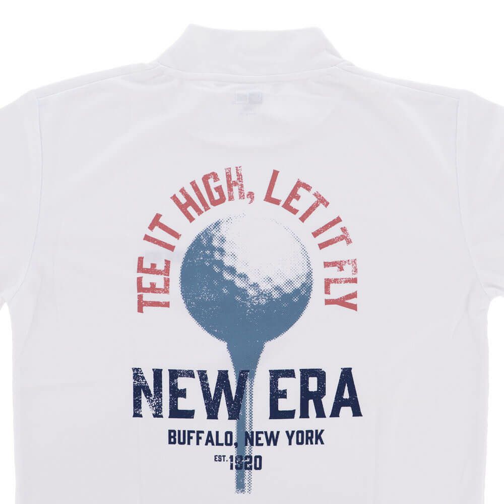 ニューエラ NEW ERA　メンズ 鹿の子 バックプリント 長袖 ハイネックシャツ　2025年モデル 詳細7