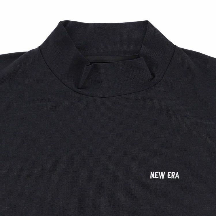 NEW ERA ハイネックシャツ ニューエラ NEW ERA メンズ 鹿の子 バックプリント 長袖