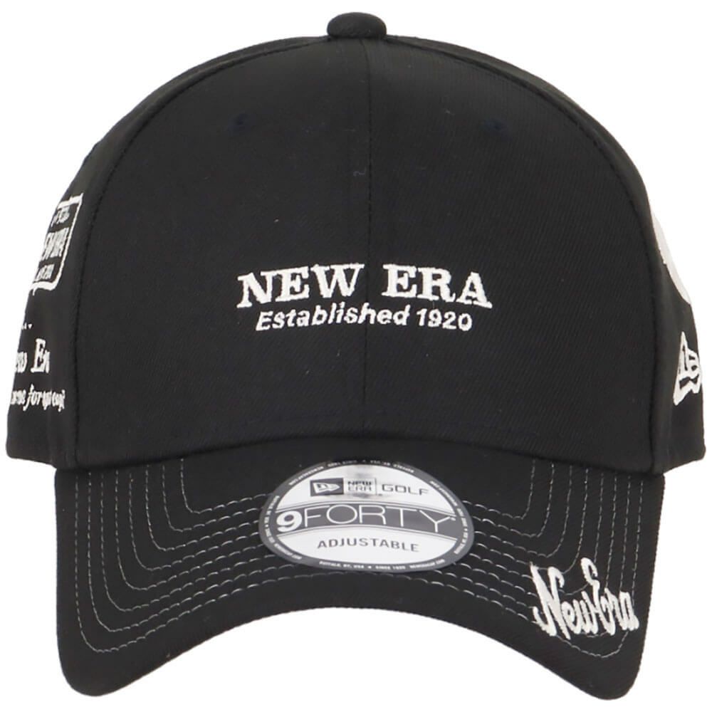 ニューエラ NEW ERA　キャップ 9FORTY Archive Logo 14669090 ブラック　2025年モデル 詳細4
