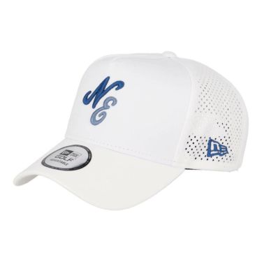 ニューエラ NEW ERA　キャップ 9FORTY A-Frame クラシックロゴ レーザーパフォーテッド 14669130 ホワイト　2025年モデル ホワイト