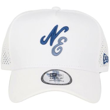 ニューエラ NEW ERA　キャップ 9FORTY A-Frame クラシックロゴ レーザーパフォーテッド 14669130 ホワイト　2025年モデル 詳細2