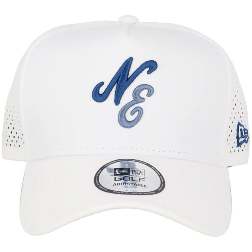 ニューエラ NEW ERA　キャップ 9FORTY A-Frame クラシックロゴ レーザーパフォーテッド 14669130 ホワイト　2025年モデル 詳細2