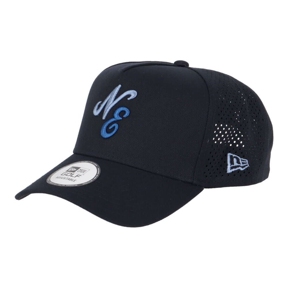 ニューエラ NEW ERA　キャップ 9FORTY A-Frame クラシックロゴ レーザーパフォーテッド 14669131 ネイビー　2025年モデル ネイビー