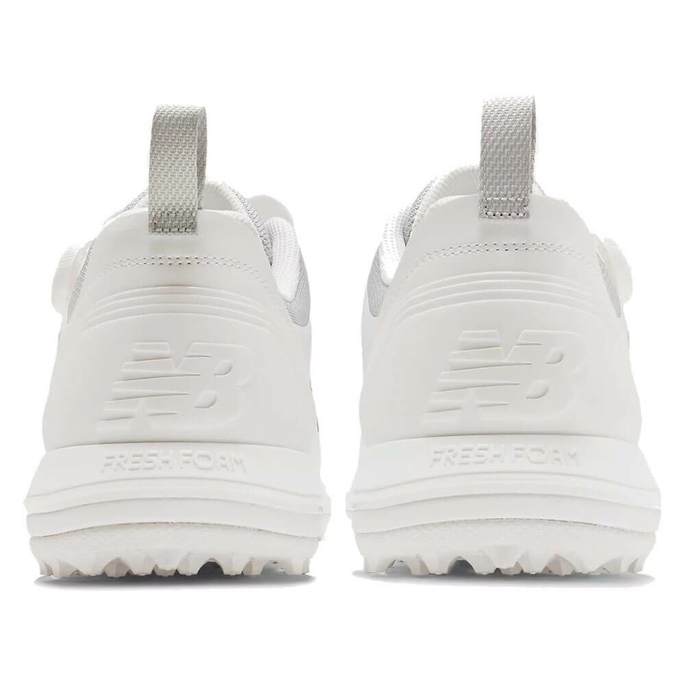 ニューバランスゴルフ　フレッシュフォームエックス 2500 v4 ボア スパイクレス ゴルフシューズ UGS2500 D WHITE/GOLD　2025年モデル 詳細4