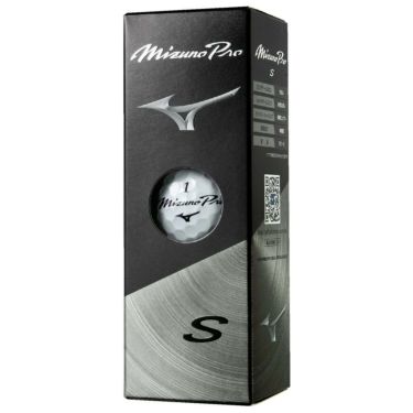 ミズノ MIZUNO　Mizuno Pro S ミズノプロ エス ゴルフボール　1ダース（12球入り）　ホワイト　2025年モデル 詳細2