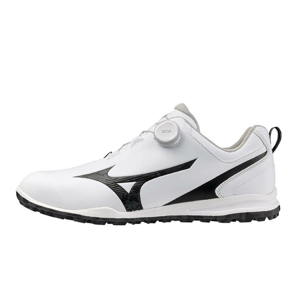 ミズノ MIZUNO　ジーエムスタイル ボア メンズ スパイクレス ゴルフシューズ 51GM2553 02 ホワイト×ブラックカモ　2025年モデル ホワイト×ブラックカモ