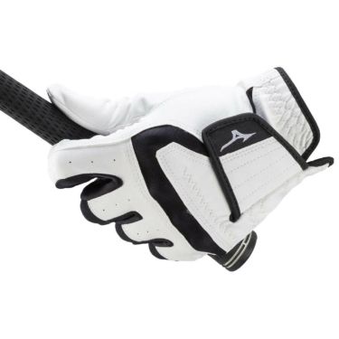 ミズノ MIZUNO　COMFYGRIP コンフィグリップ メンズ ゴルフグローブ 5MGML551 01 ホワイト　2025年モデル 詳細2