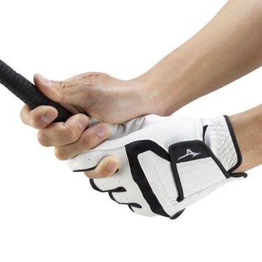 ミズノ MIZUNO　COMFYGRIP コンフィグリップ メンズ ゴルフグローブ 5MGML551 01 ホワイト　2025年モデル 詳細5