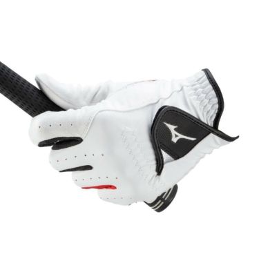 ミズノ MIZUNO　MX エムエックス メンズ ゴルフグローブ 5MGML553 01 ホワイト　2025年モデル 詳細2