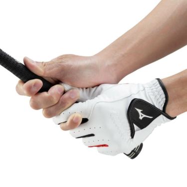 ミズノ MIZUNO　MX エムエックス メンズ ゴルフグローブ 5MGML553 01 ホワイト　2025年モデル 詳細5