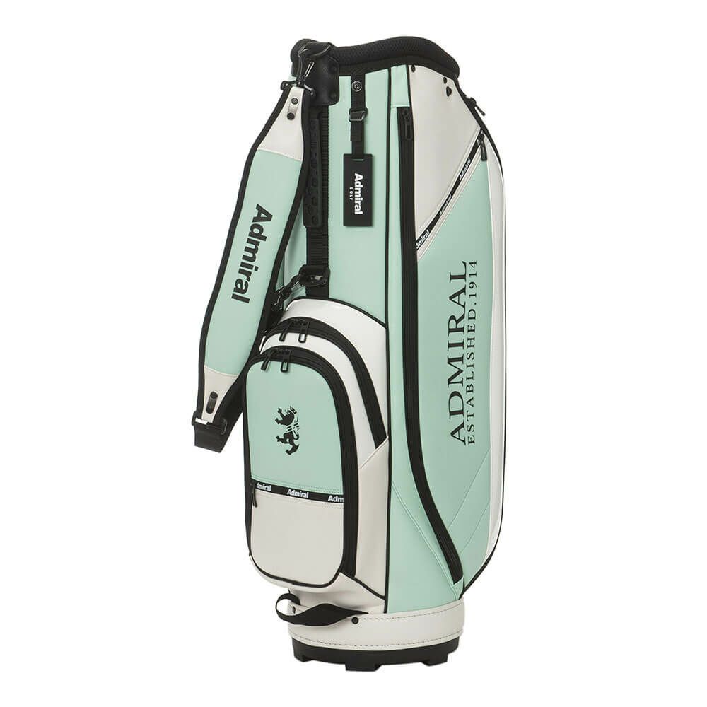 アドミラル Admiral　トラッド キャディバッグ ADMG5BC7 68 ライトグリーン　2025年モデル ライトグリーン
