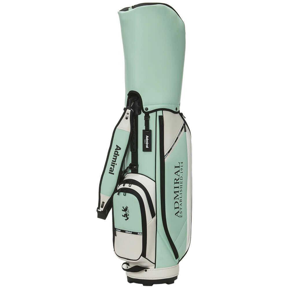 アドミラル Admiral　トラッド キャディバッグ ADMG5BC7 68 ライトグリーン　2025年モデル ライトグリーン 詳細2