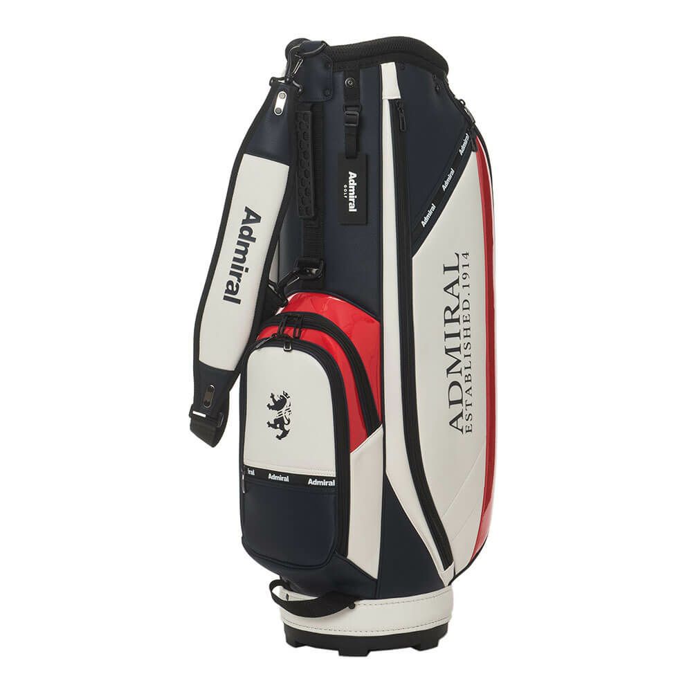 アドミラル Admiral　トラッド キャディバッグ ADMG5BC7 90 トリコロール　2025年モデル トリコロール