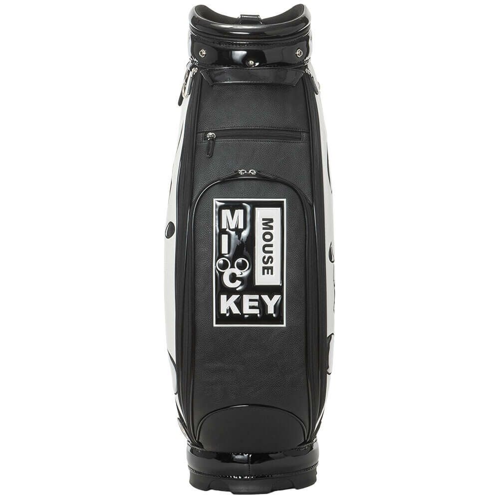 ディズニー モノクローム ミッキー ゴルフ キャディバッグ XYMG5FC1 00 ホワイト　2025年モデル ホワイト 詳細3