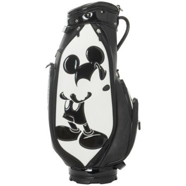 ディズニー モノクローム ミッキー ゴルフ キャディバッグ XYMG5FC1 00 ホワイト　2025年モデル ホワイト 詳細4