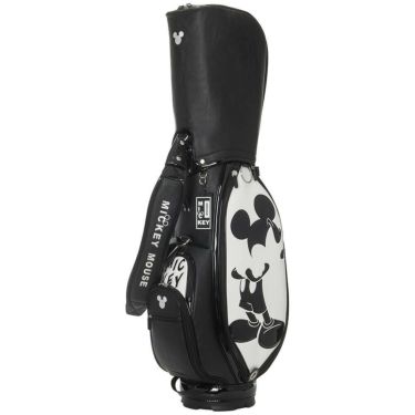 ディズニー モノクローム ミッキー ゴルフ キャディバッグ XYMG5FC1 00 ホワイト　2025年モデル ホワイト 詳細6