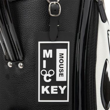 ディズニー モノクローム ミッキー ゴルフ キャディバッグ XYMG5FC1 00 ホワイト　2025年モデル ホワイト 詳細8