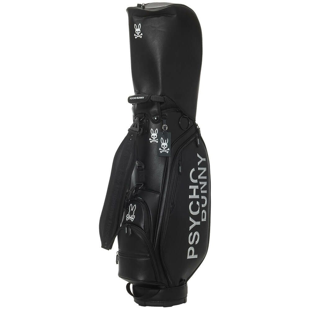 サイコバニー PsychoBunny　MONOTONE EDITION キャディバッグ PBMG5FC2 10 ブラック　2025年モデル ブラック 詳細2