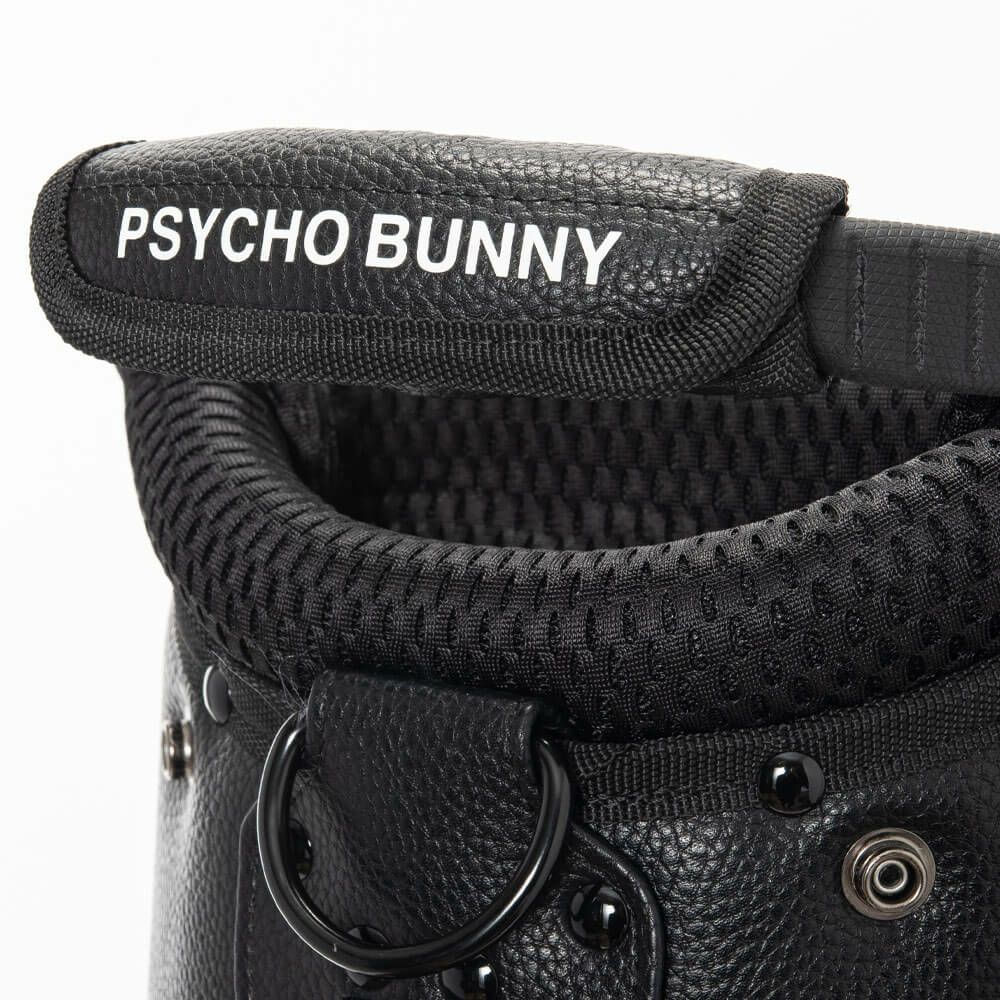 サイコバニー PsychoBunny　MONOTONE EDITION キャディバッグ PBMG5FC2 10 ブラック　2025年モデル ブラック 詳細9