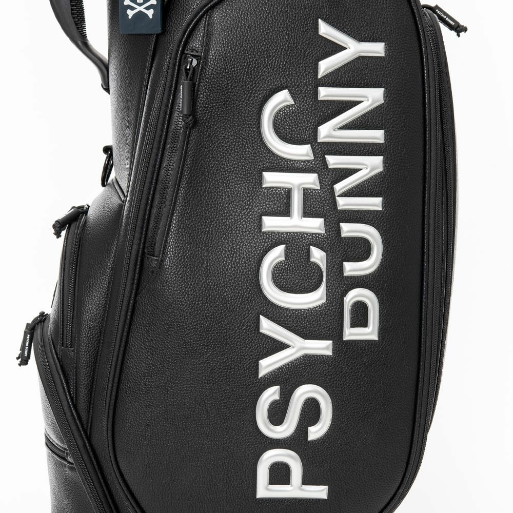 サイコバニー PsychoBunny　MONOTONE EDITION キャディバッグ PBMG5FC2 10 ブラック　2025年モデル ブラック 詳細12