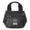サイコバニー PsychoBunny　ラウンドバッグ MONOTONE EDITION ラウンドバッグ PBMG5FB3 10 ブラック　2025年モデル ブラック