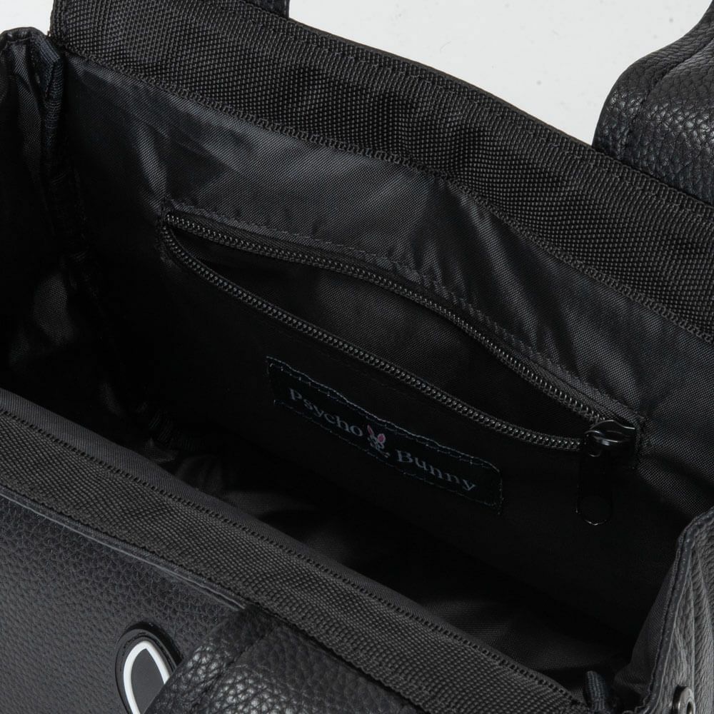 サイコバニー PsychoBunny　ラウンドバッグ MONOTONE EDITION ラウンドバッグ PBMG5FB3 10 ブラック　2025年モデル ブラック 詳細4