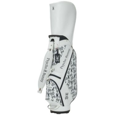 サイコバニー PsychoBunny　MONOGRAM キャディバッグ PBMG5FC5 00 ホワイト　2025年モデル ホワイト 詳細2