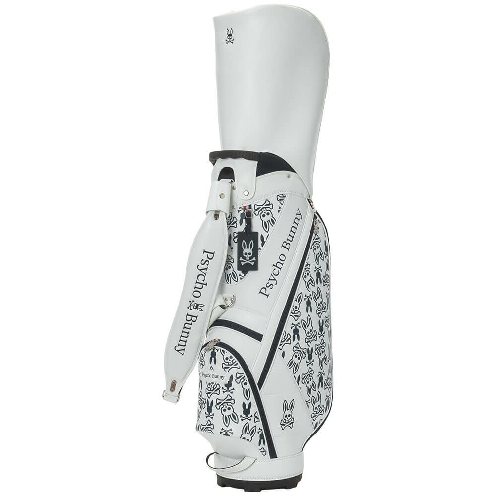サイコバニー PsychoBunny　MONOGRAM キャディバッグ PBMG5FC5 00 ホワイト　2025年モデル ホワイト 詳細2