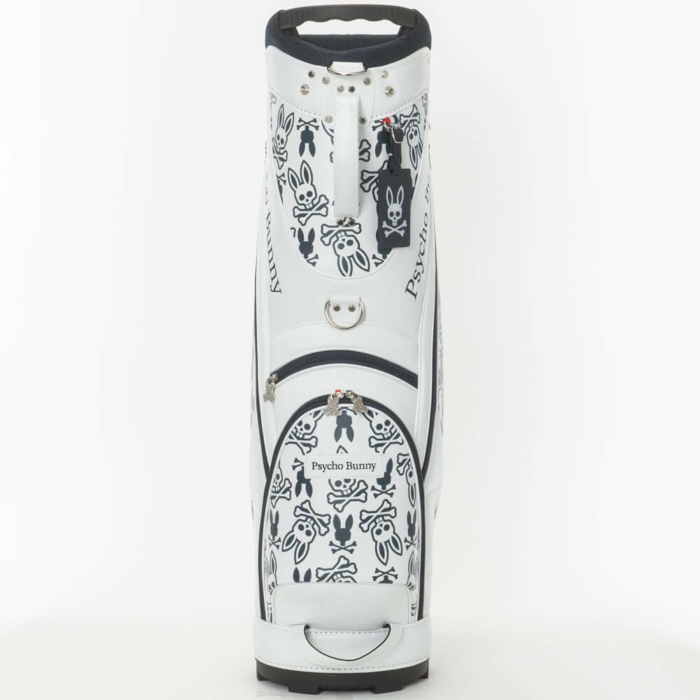 サイコバニー PsychoBunny　MONOGRAM キャディバッグ PBMG5FC5 00 ホワイト　2025年モデル ホワイト 詳細3