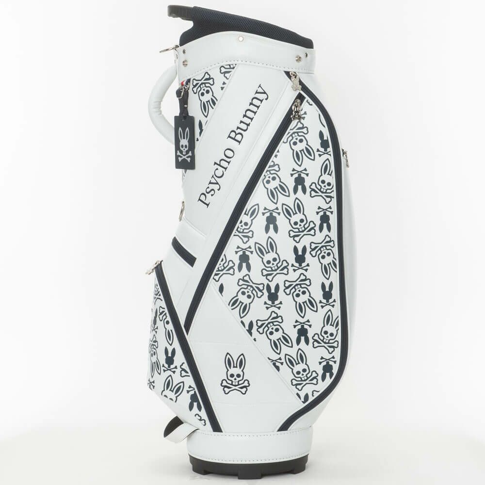 サイコバニー PsychoBunny　MONOGRAM キャディバッグ PBMG5FC5 00 ホワイト　2025年モデル ホワイト 詳細4