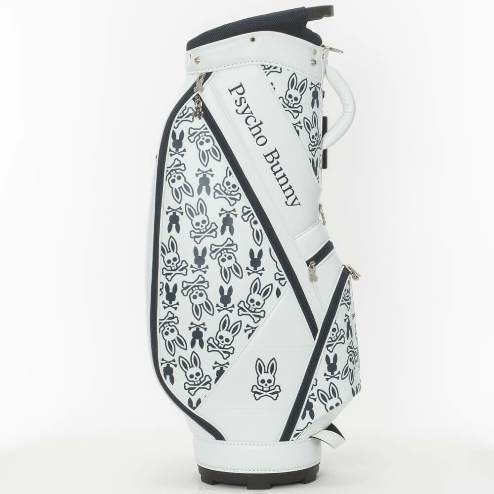 サイコバニー PsychoBunny　MONOGRAM キャディバッグ PBMG5FC5 00 ホワイト　2025年モデル ホワイト 詳細5