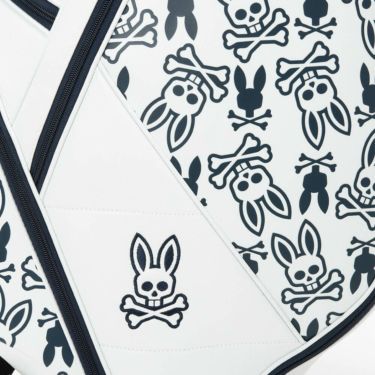 サイコバニー PsychoBunny　MONOGRAM キャディバッグ PBMG5FC5 00 ホワイト　2025年モデル ホワイト 詳細7
