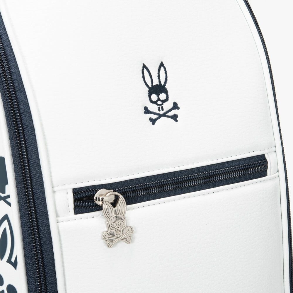 サイコバニー PsychoBunny　MONOGRAM キャディバッグ PBMG5FC5 00 ホワイト　2025年モデル ホワイト 詳細11