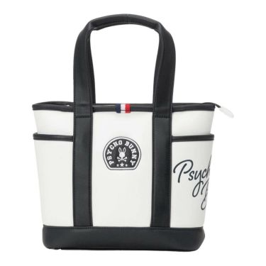 サイコバニー PsychoBunny　ラウンドバッグ LWG ラウンドバッグ PBMG5FBA 00 ホワイト　2025年モデル ホワイト