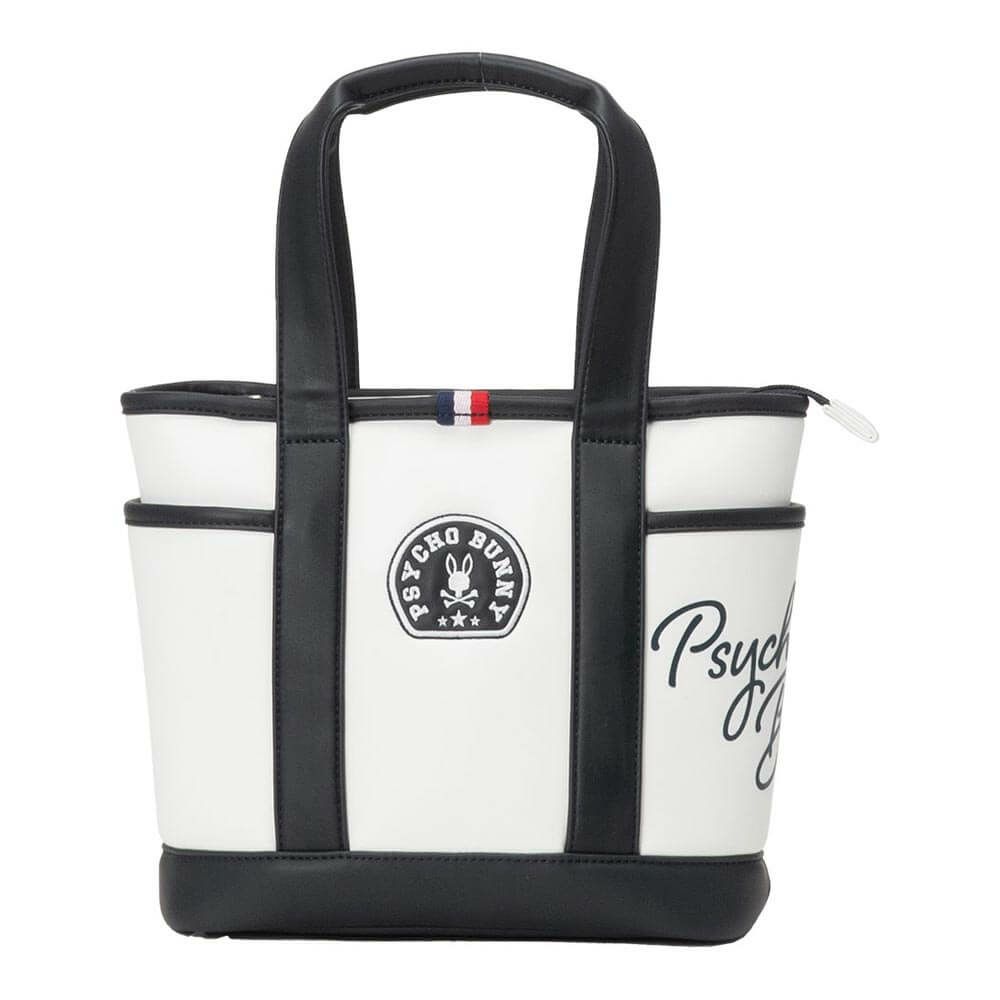 サイコバニー PsychoBunny　ラウンドバッグ LWG ラウンドバッグ PBMG5FBA 00 ホワイト　2025年モデル ホワイト